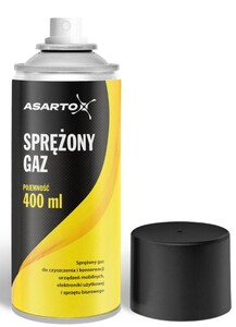 Sprężone powietrze gaz AS do czyszczenia 400ml BIUROS