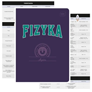 Zeszyt tematyczny A5 60k Hybrid w kratkę Fizyka